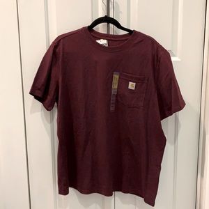 Carhartt new with tags maroon t shirt 1X
